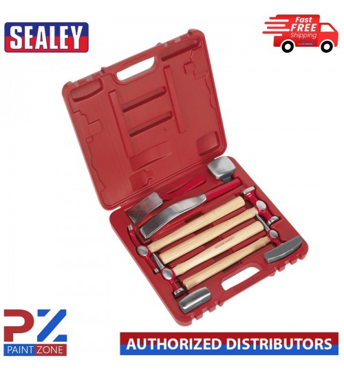 Sealey CB58 Panel Beating Set 9pc Bodywork Repair Kit in Case